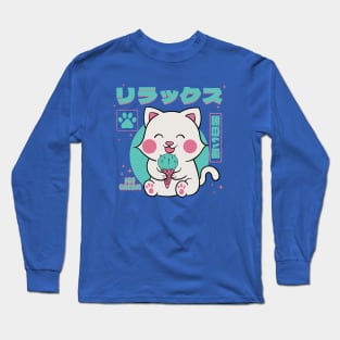 Kawaii Cat Long Sleeve T-Shirt